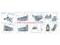 QD+48409   3D Декаль интерьера кабины Су-17УМ3 (Hobby Boss) (с 3D-печатными деталями) (attach3 89351)